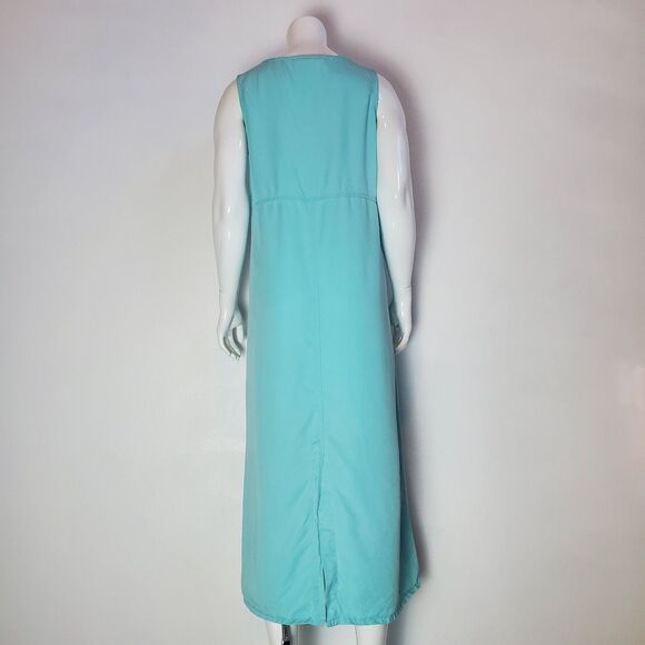 Vintage Y2K AKS Blue Maxi Dress - Picture 3 of 6